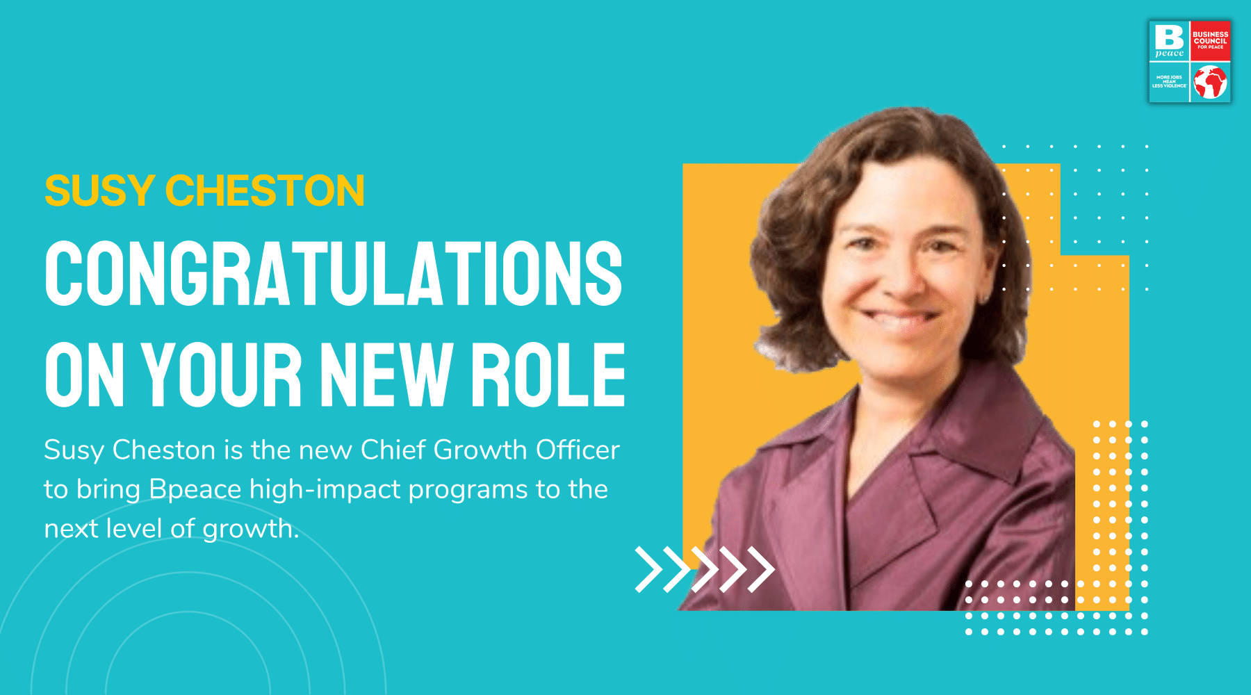susy cheston chief growth officer