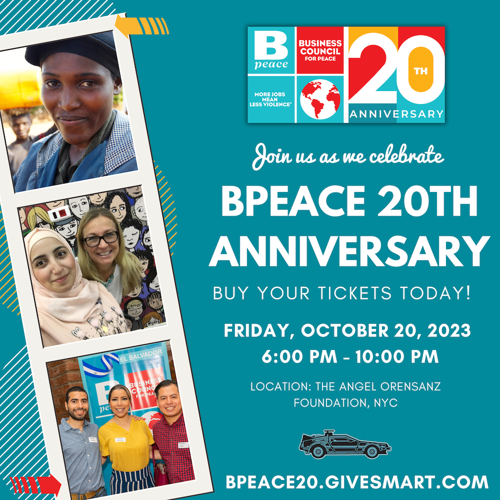 bpeace 20th anniversary