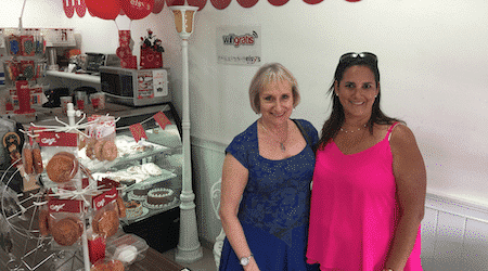 two women at store